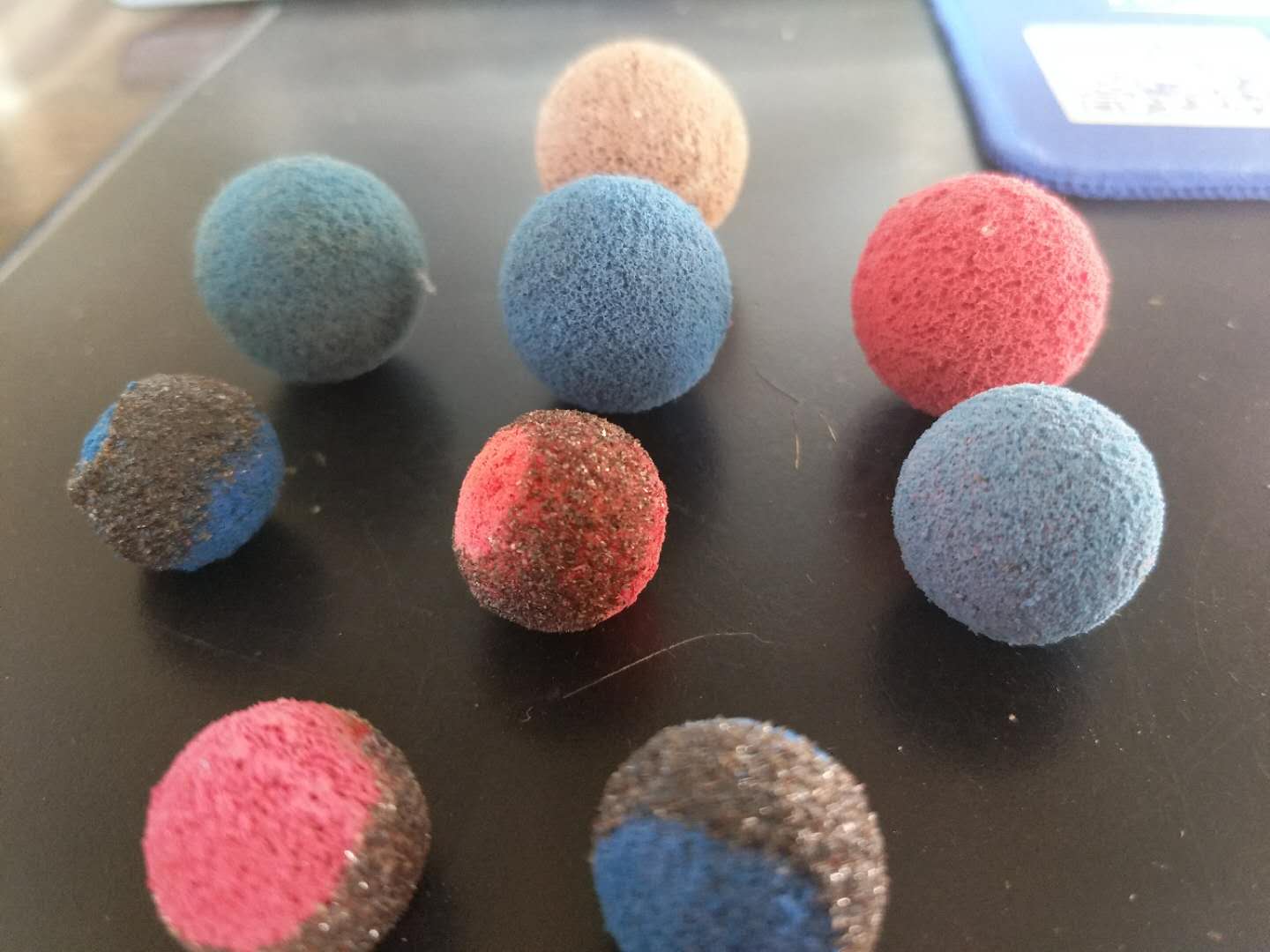 海綿膠球，金剛砂膠球